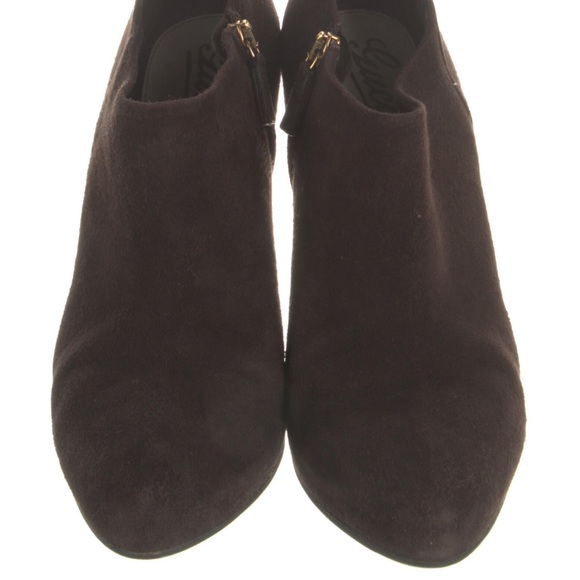 Gucci Brown Suede Boot Pumps - Very Good Condition- Includes Box & Duster Bag - Picture 2 of 5